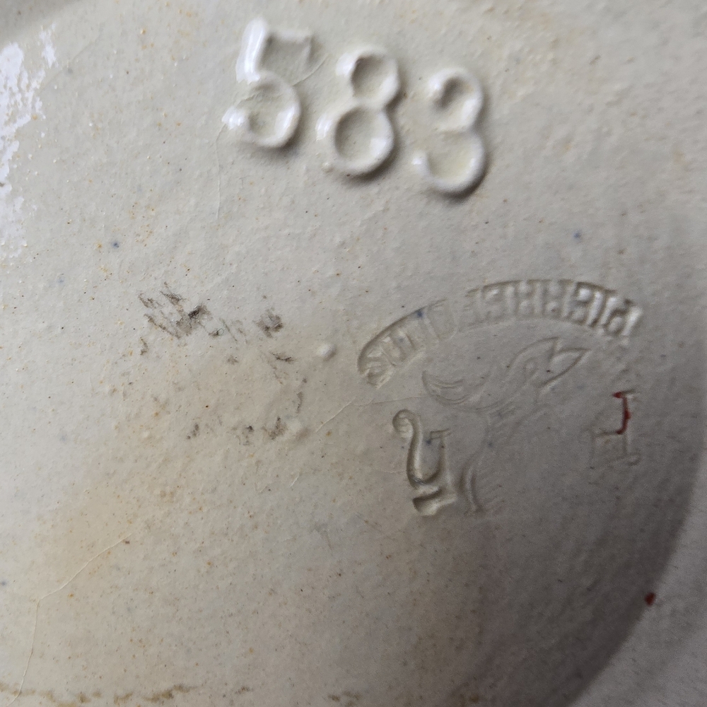 Vintage Pierrefonds Potteey Art Nouveau France Art Pot Marked Vase - Picture 11 of 16